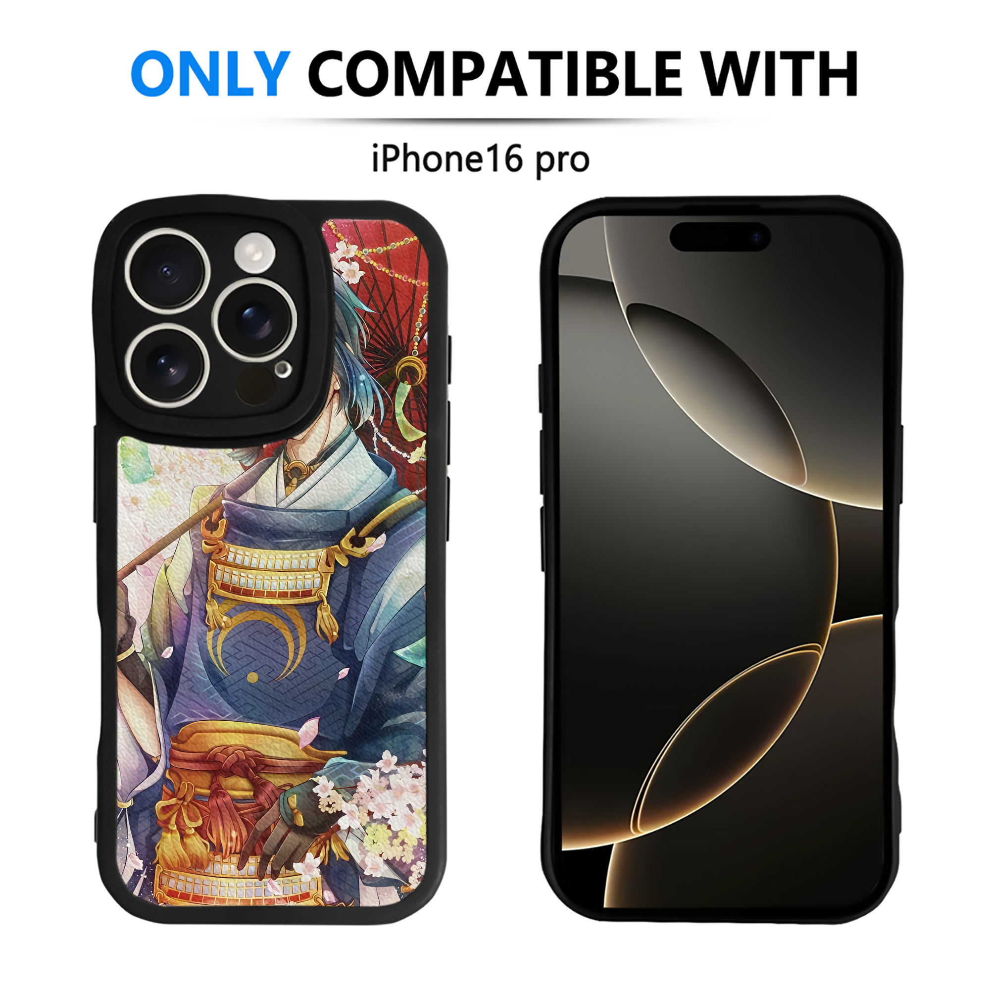 （画像用） 刀剣乱舞 Touken Ranbu 【iPhone 16シリーズ対応】シリコンスマホケース（レザー調） 材質：シリコン